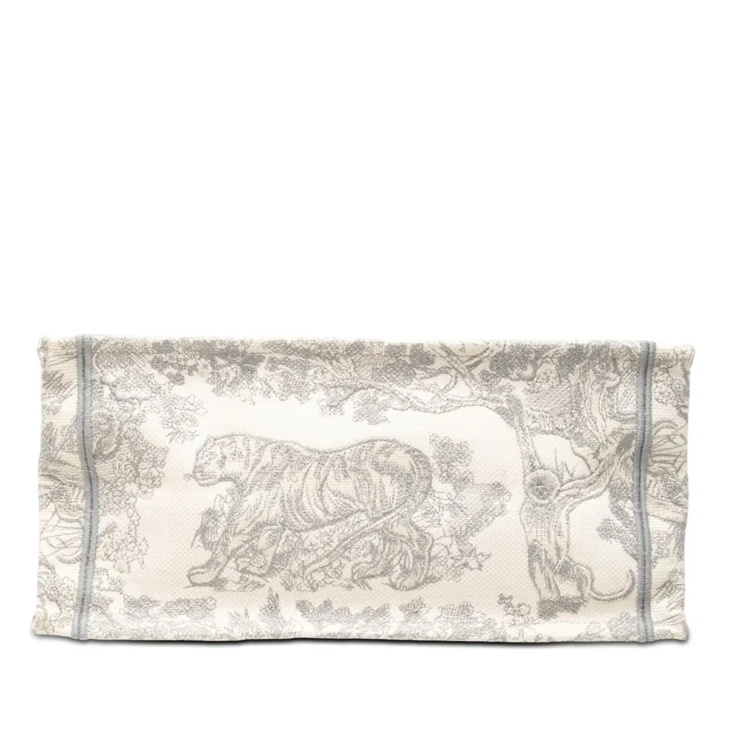 Dior Medium Canvas Embroidered Dioriviera Toile De Jouy Book Tote MultiColor Very good - Inside View