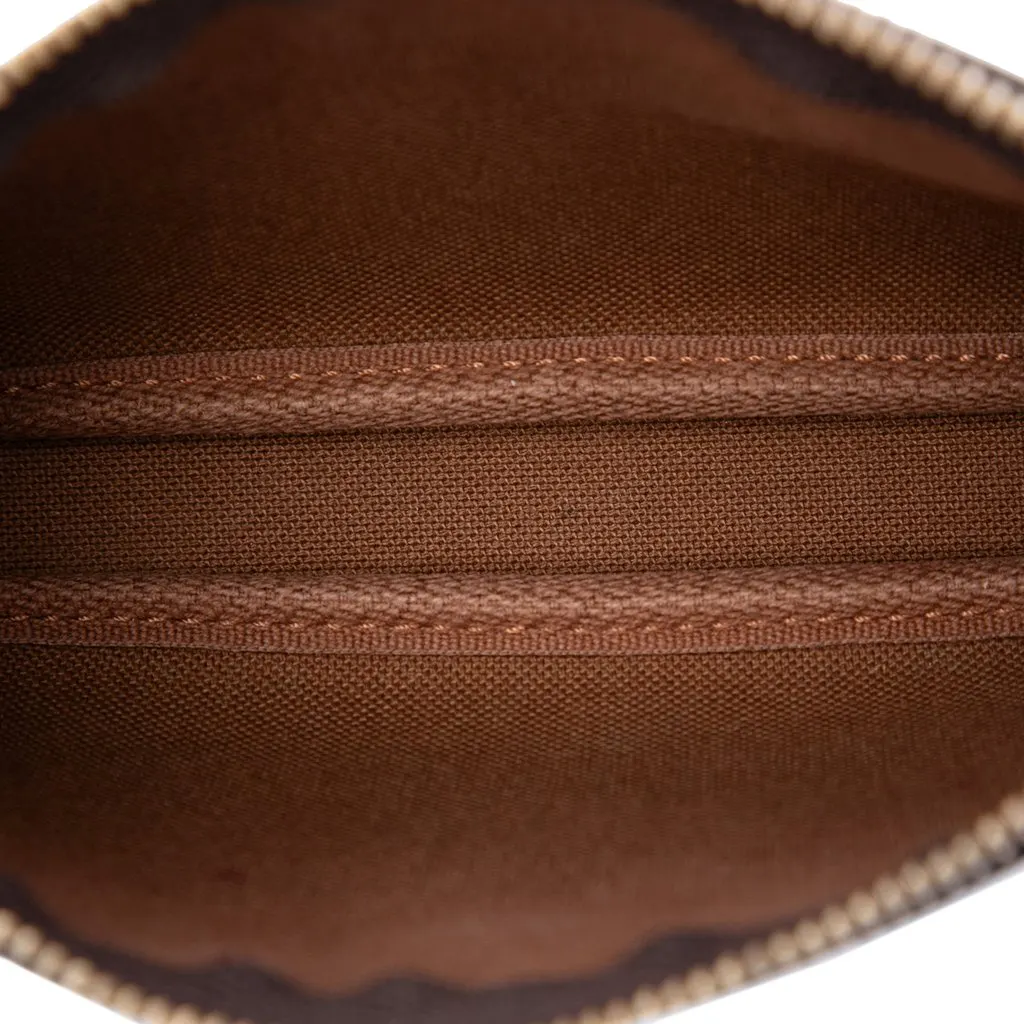 Louis Vuitton Monogram Mini Pochette Accessoires Brown Very good - Model View