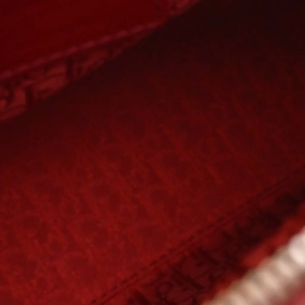 Dior Medium Patent Cannage Lady Dior Red Leather Very good - Box View