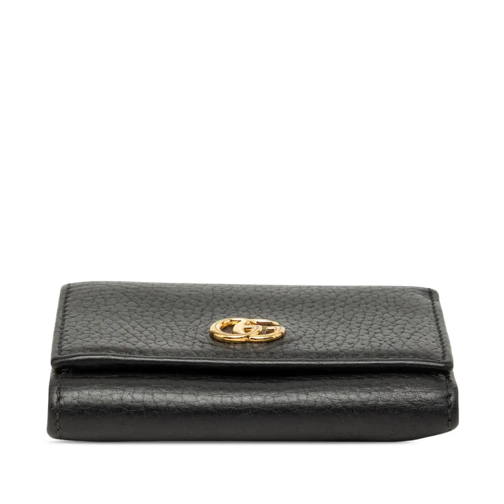 Gucci GG Marmont Trifold Compact Wallet Black Leather Very good - Inside View