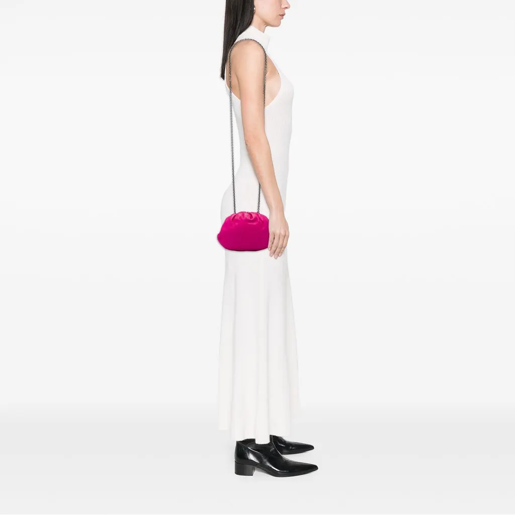 LOEWE Sheepskin Chain Crossbody Pink Leather Very good - Box View