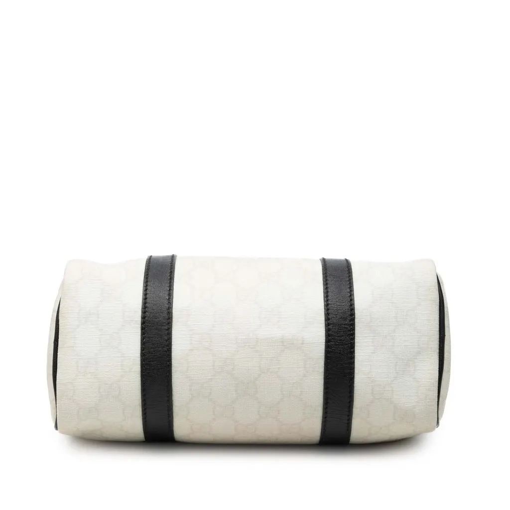 Gucci Small GG Supreme Joy Boston Bag White Very good - Inside View