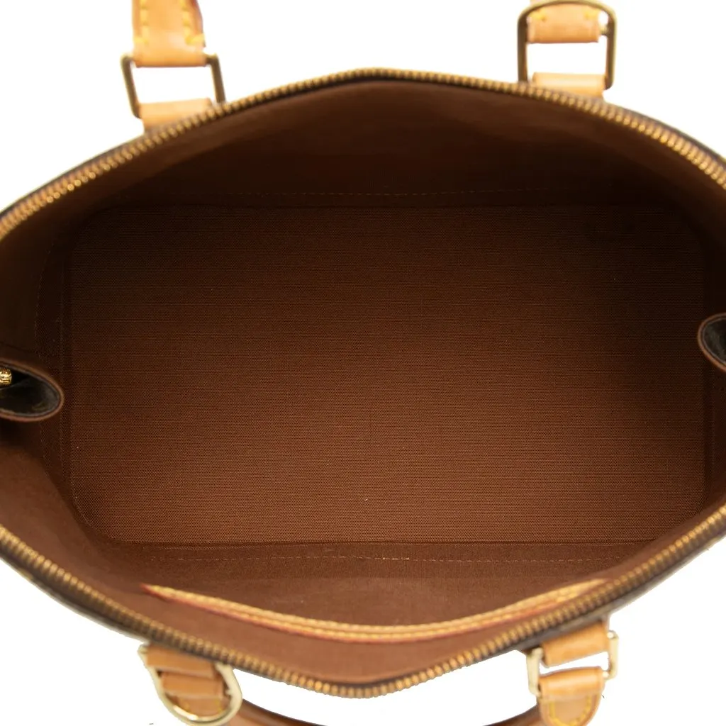 Louis Vuitton Monogram Alma PM Brown Canvas Good - Model View