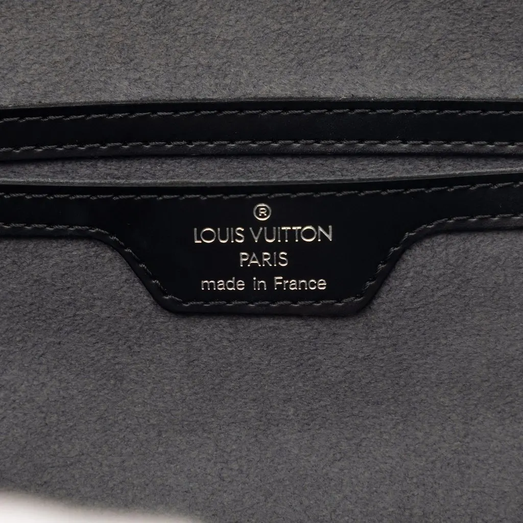 Louis Vuitton Epi Soufflot Black Leather Very good - Box View