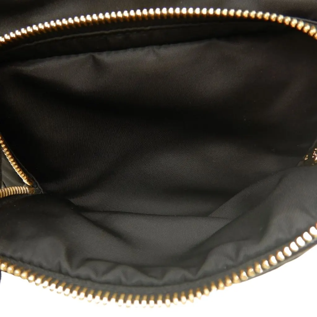 Prada Saffiano Trimmed Tessuto Satchel Black Very good - Box View