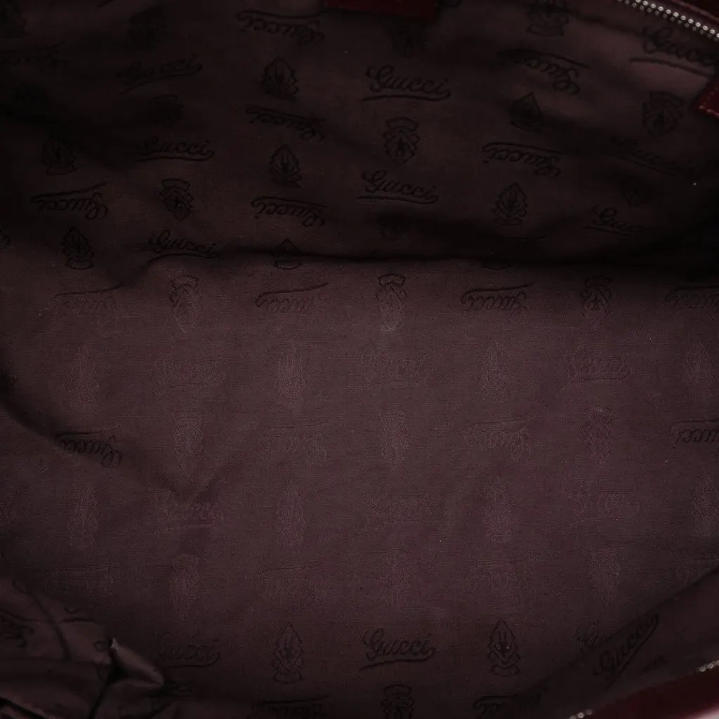 Gucci Medium GG Imprime Tote Red Very good - Model View