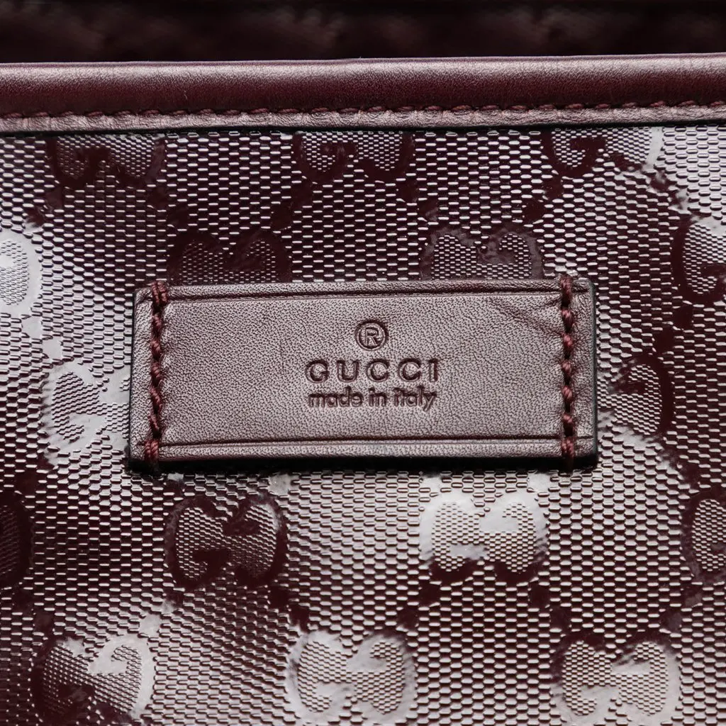 Gucci Medium GG Imprime Tote Red Very good - Box View