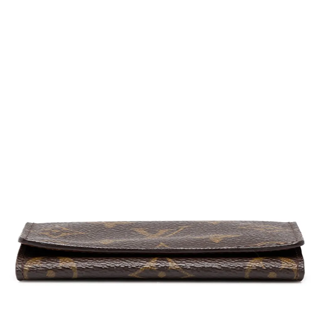 Louis Vuitton Monogram Envelope Business Card Holder Brown Canvas Very good - Inside View