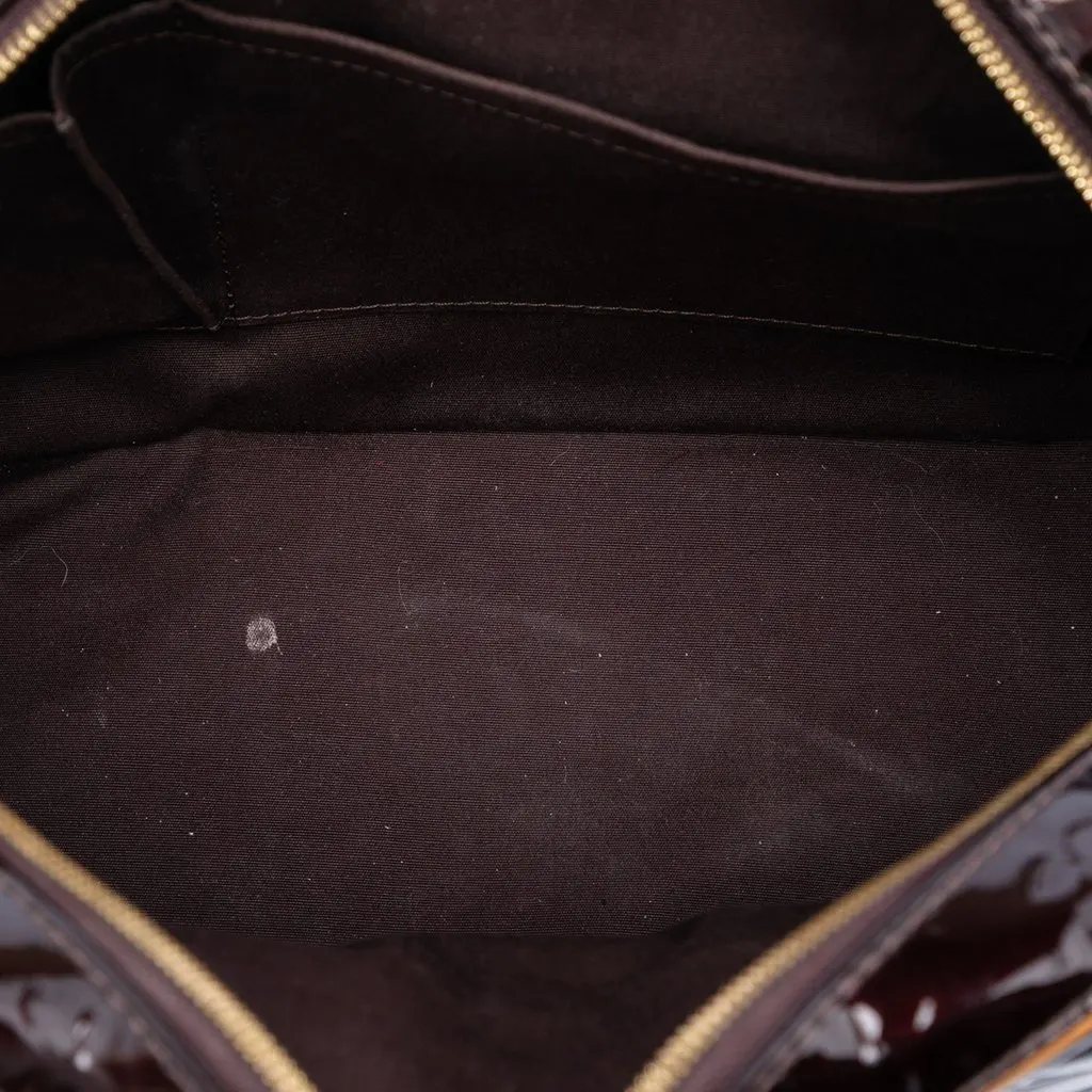 Louis Vuitton Monogram Vernis Summit Drive Purple Leather Very good - Model View