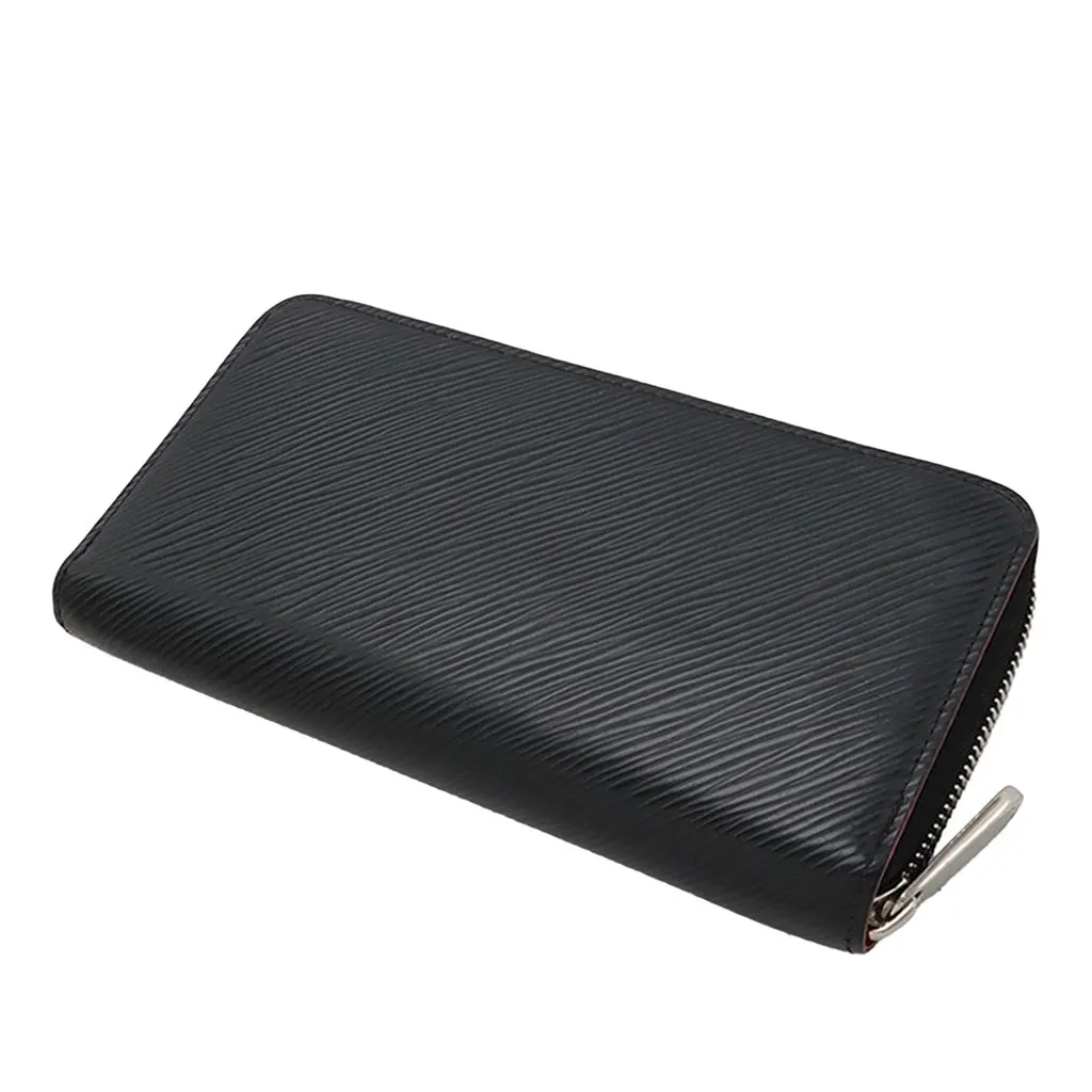 Louis Vuitton Epi Zippy Long Wallet Black Leather Very good - Back View