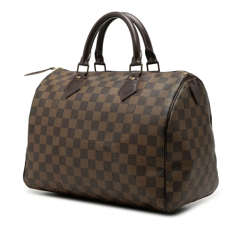 Louis Vuitton Damier Ebene Speedy 30 Brown Canvas Very good - Back View