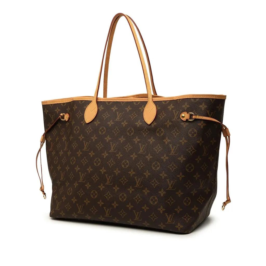 Louis Vuitton Monogram Neverfull GM Brown Good - Back View