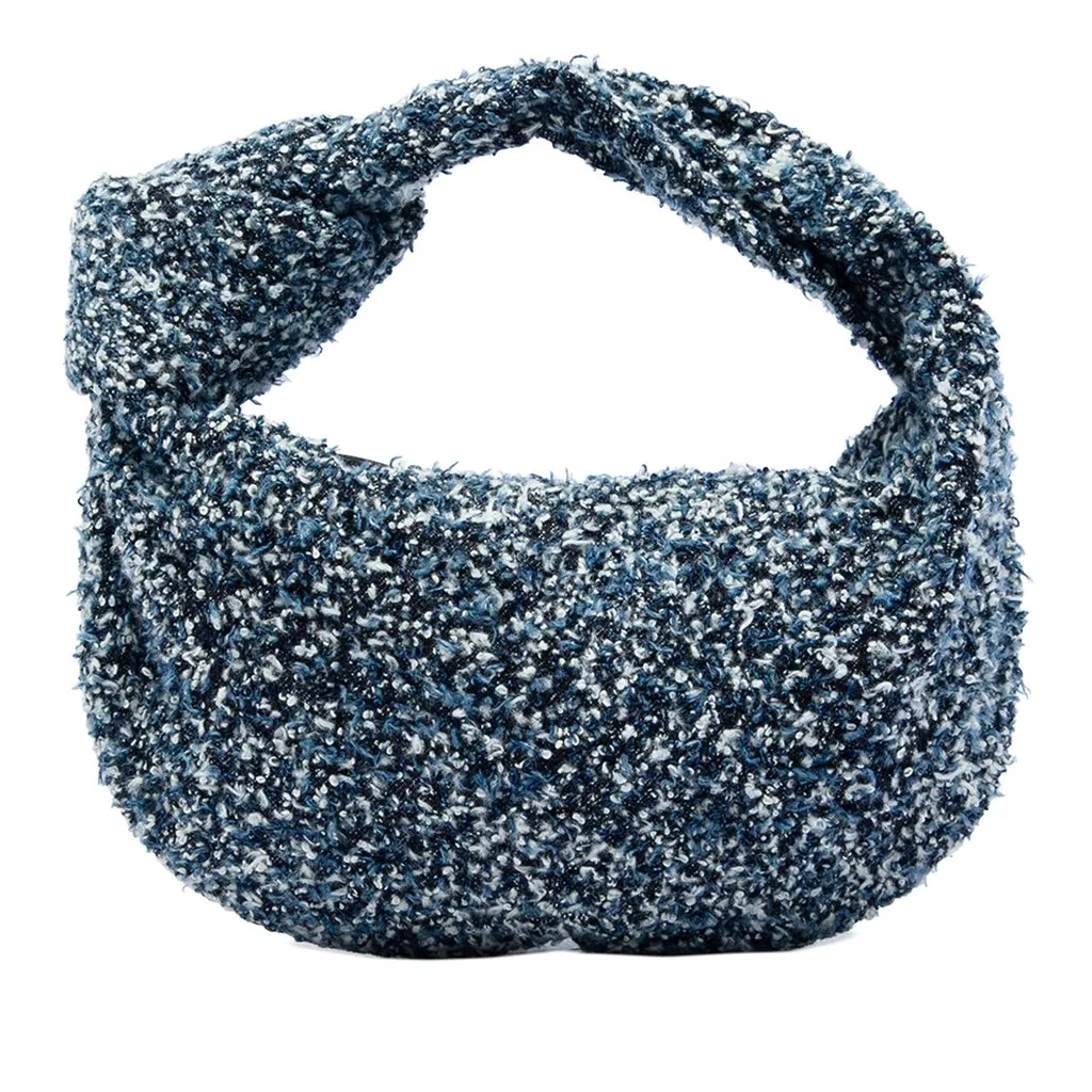 Bottega Veneta Candy Boucle Denim Jodie Blue Very good - Front View
