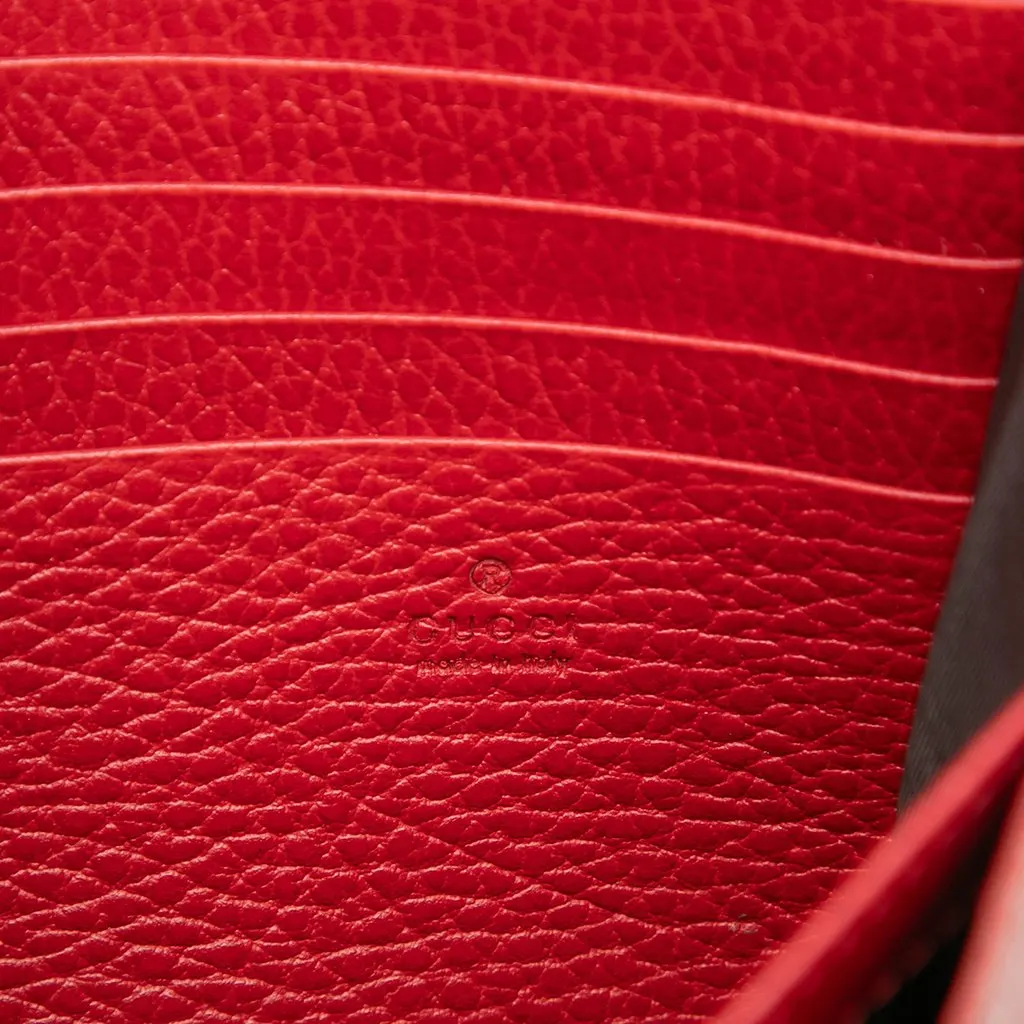 Gucci Calfskin Dionysus Wallet on Chain Red Leather Very good - Box View