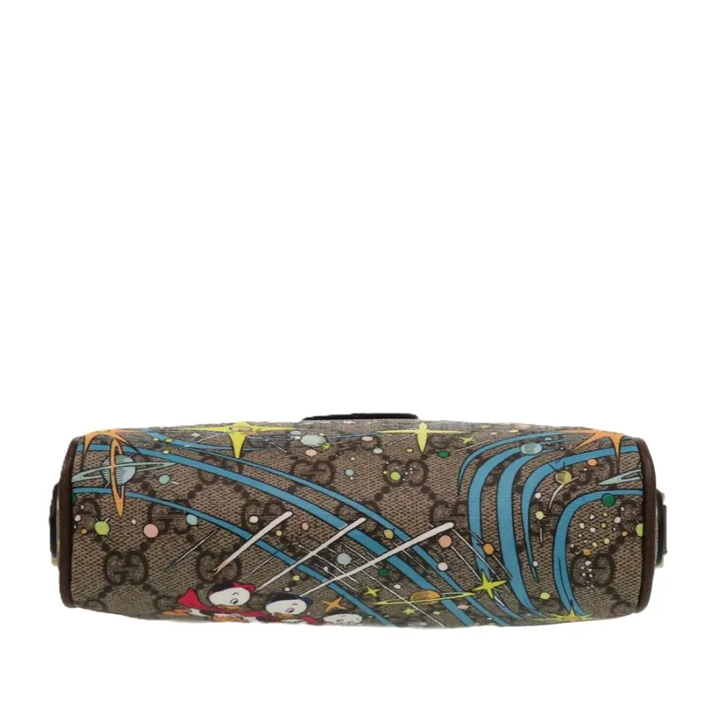 Gucci Disney GG Supreme Interlocking G Donald Duck Crossbody Beige Very good - Inside View