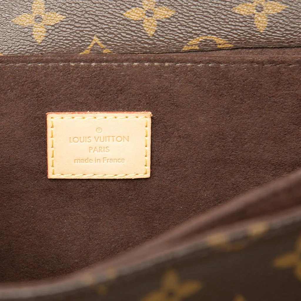 Louis Vuitton Monogram Pochette Metis Brown Very good - Box View