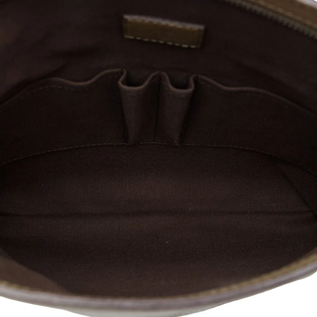 Louis Vuitton Taiga Sasha Brown Leather Good - Model View