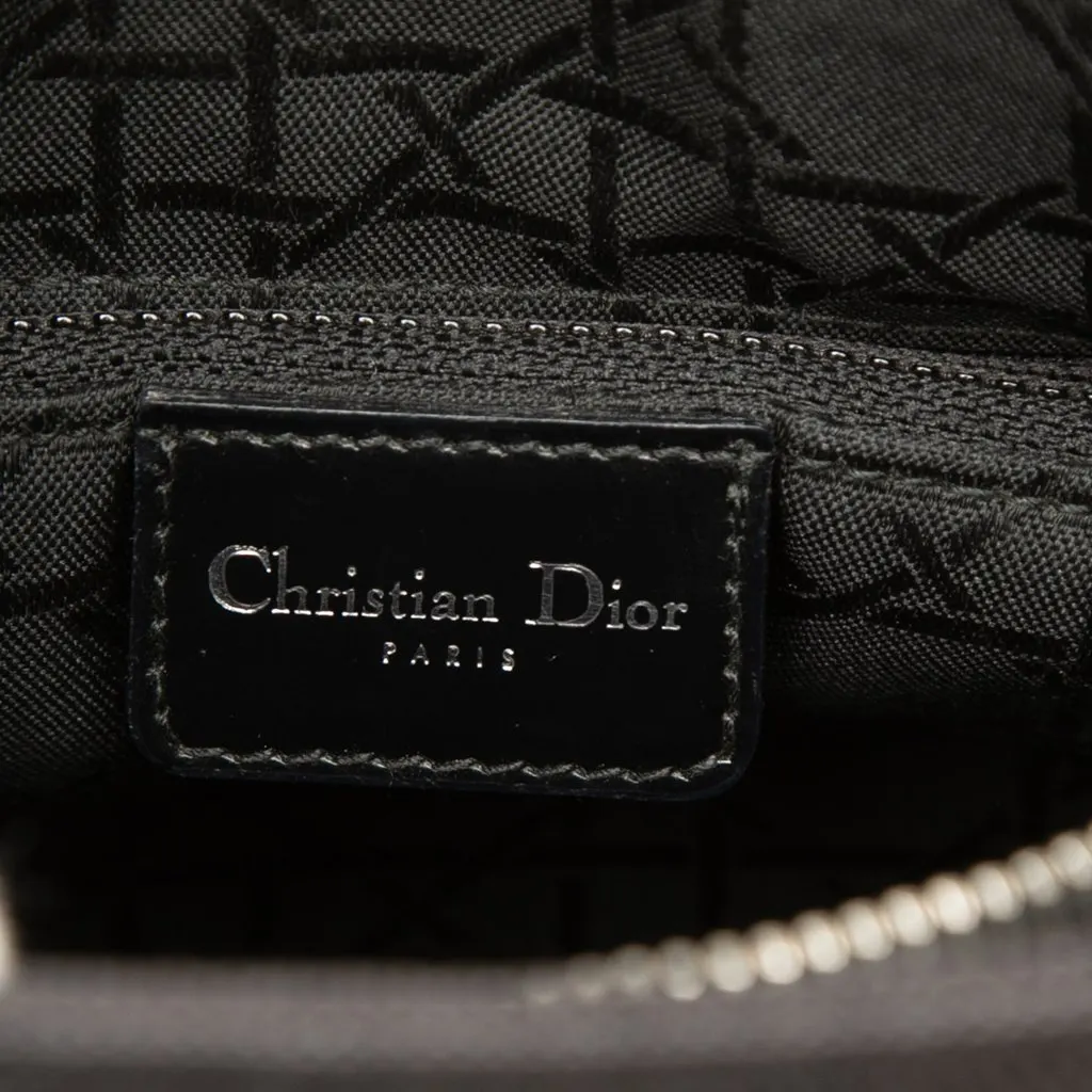 Dior Medium Canvas Lady Dior Black Very good - Box View