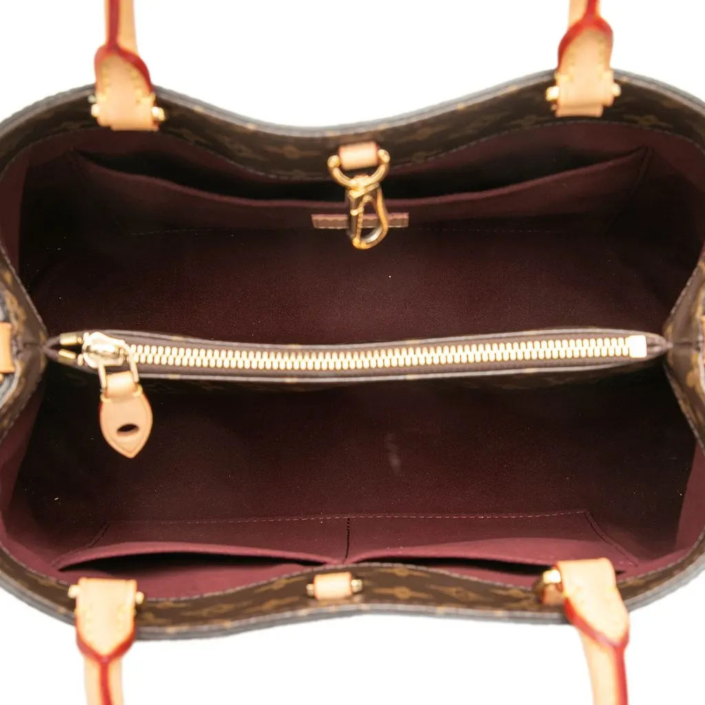 Louis Vuitton Monogram Montaigne MM Brown Very good - Model View