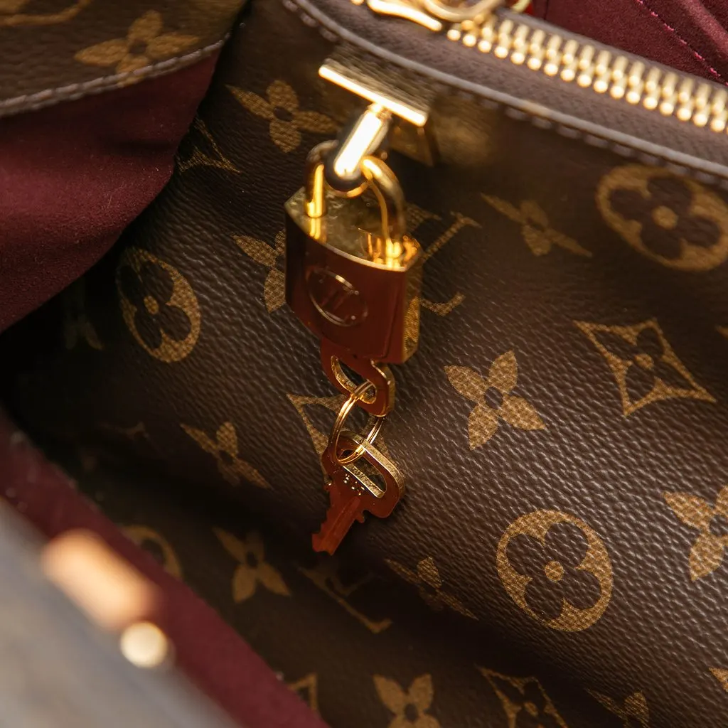 Louis Vuitton Monogram Montaigne MM Brown Very good - Box View