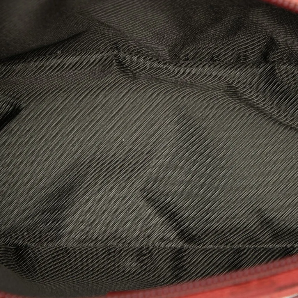 Gucci GG Canvas Boat Red Canvas Very good - Model View