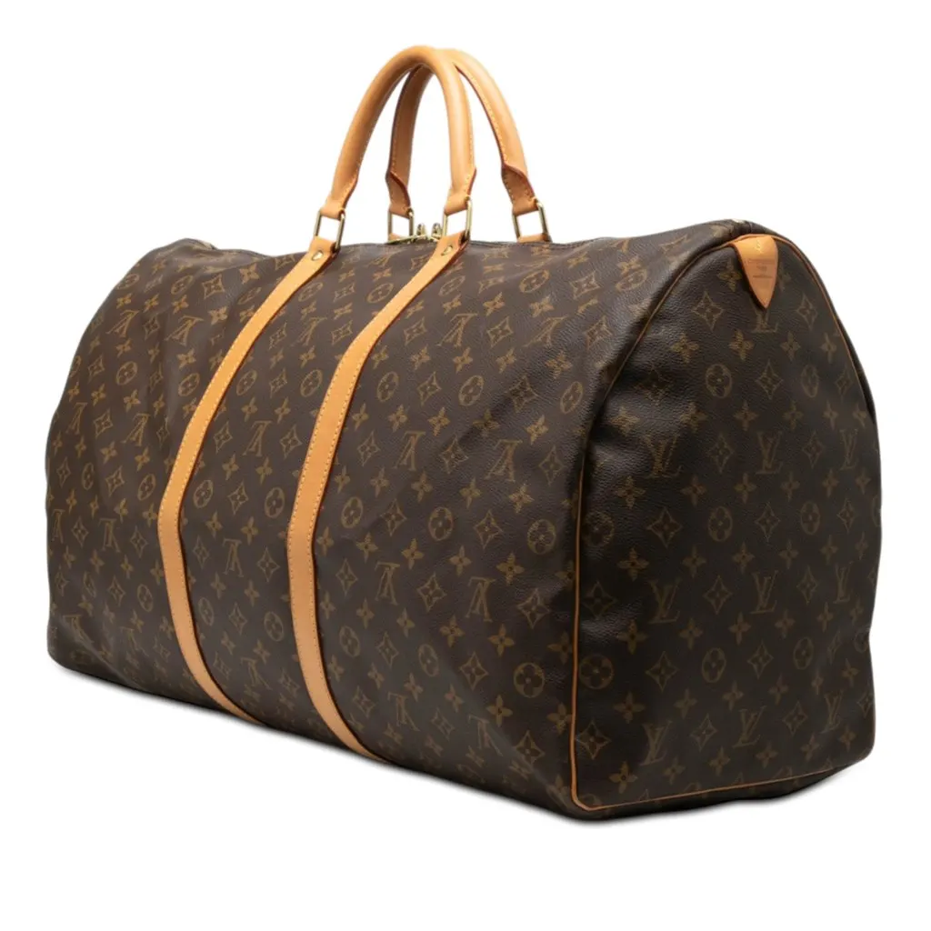 Louis Vuitton Monogram Keepall 60 Brown Very good - Back View