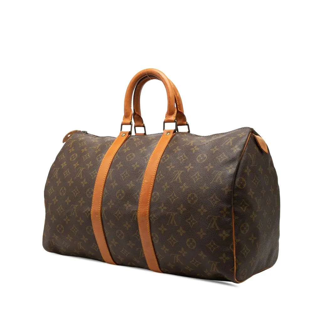 Louis Vuitton Monogram Keepall 45 Brown Very good - Back View