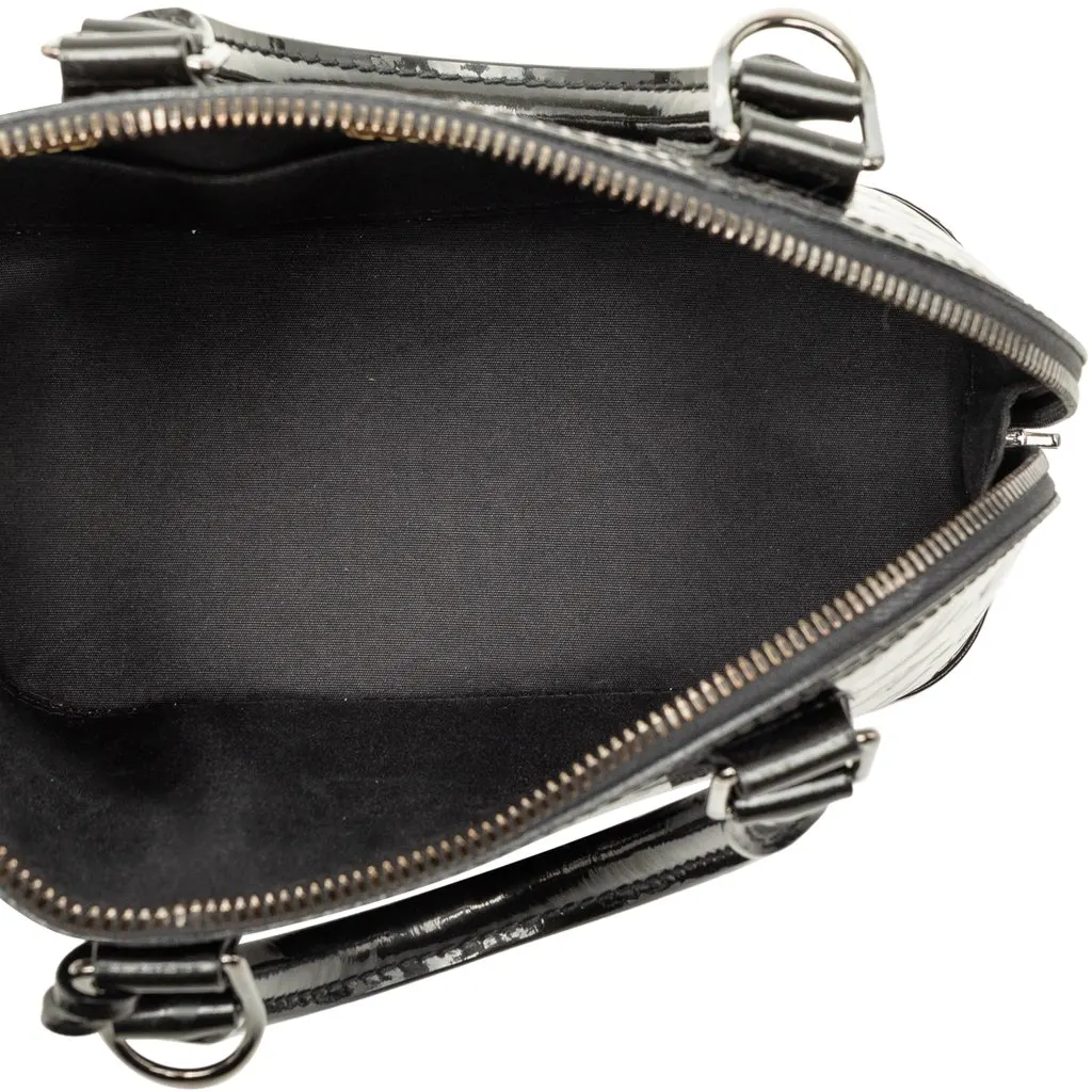 Louis Vuitton Monogram Vernis Alma BB Black Leather Very good - Model View