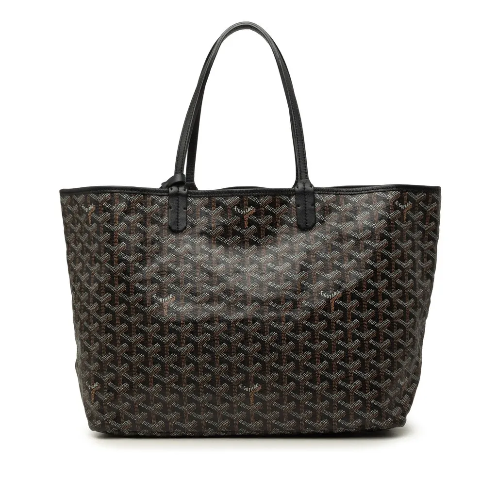 Goyard Goyardine Saint Louis PM Black Very good - Front View