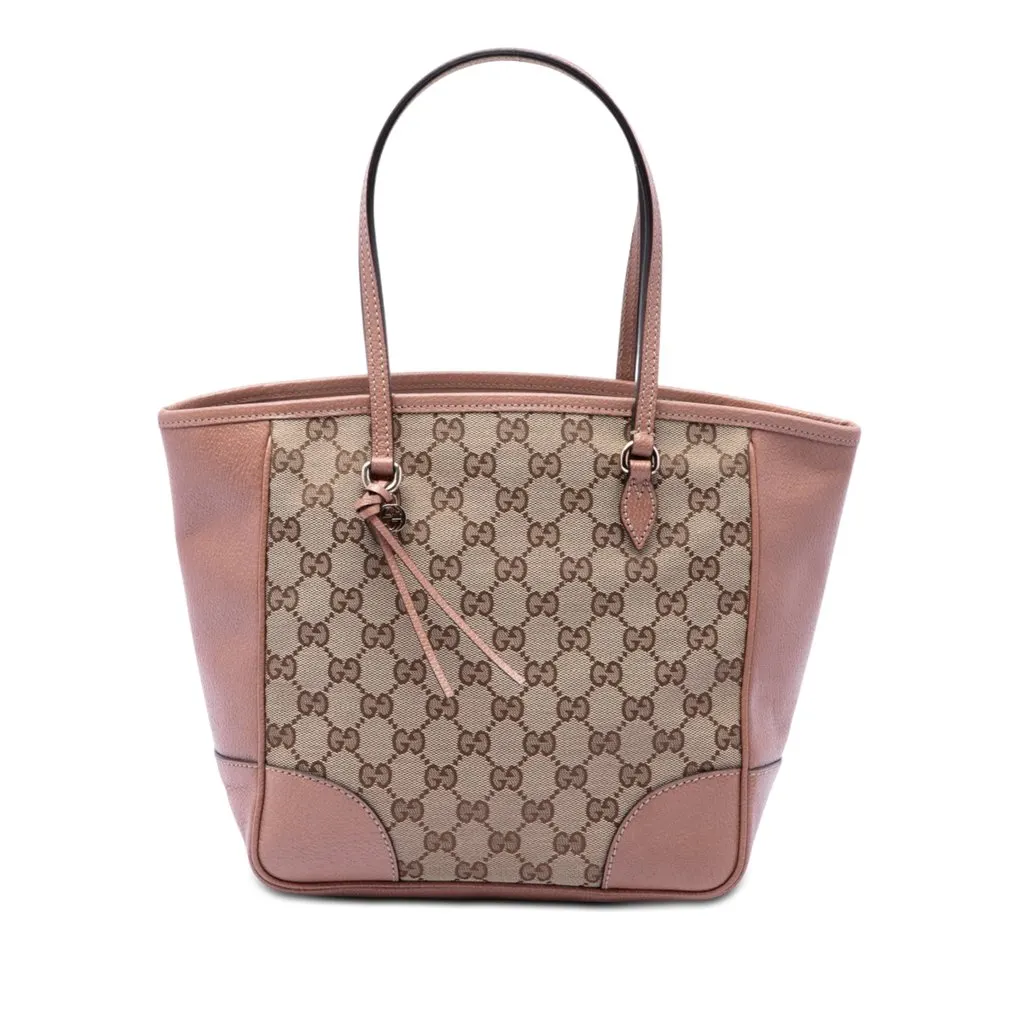 Gucci GG Canvas Bree Tote Beige Very good - Front View