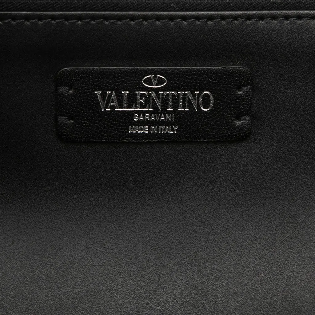 Valentino Calfskin Rockstud VLTN Tote Black Leather Very good - Box View