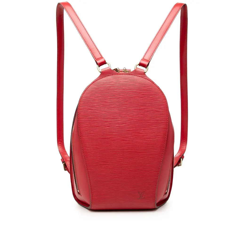 Louis Vuitton Epi Mabillon Red Leather Very good - Front View