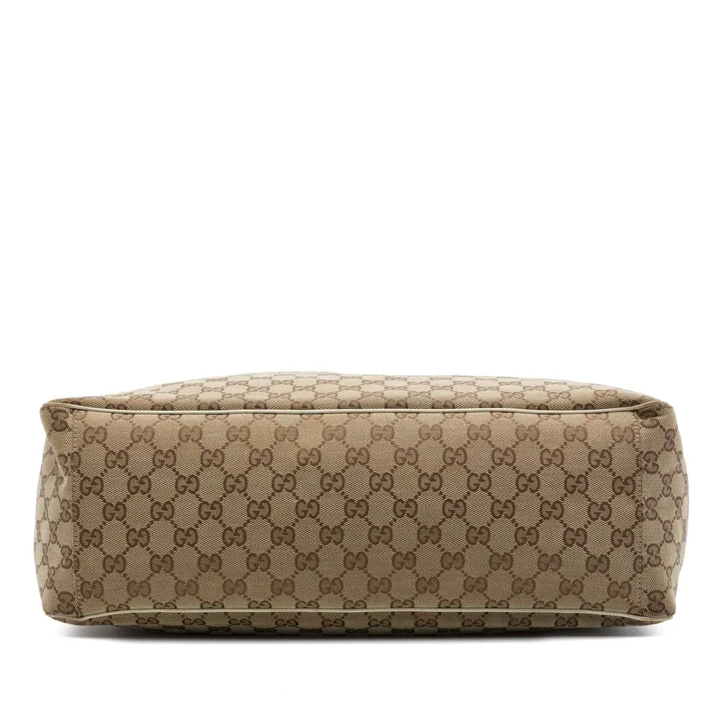 Gucci Large GG Canvas Positano Tote Beige Very good - Inside View