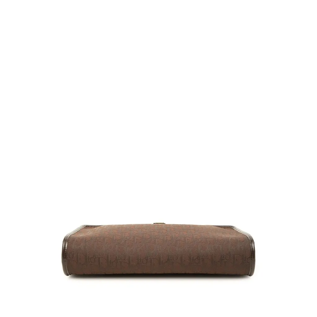 Dior Diorissimo Trotter Canvas Clutch Brown Canvas Very good - Inside View