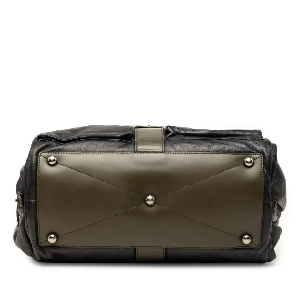 Loewe Bicolor Leather Laura 33 Handbag Black Leather Very good - Inside View