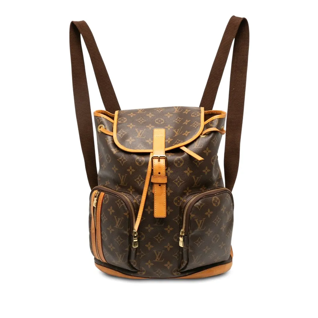 Louis Vuitton Monogram Sac a Dos Bosphore Brown Canvas Good - Front View