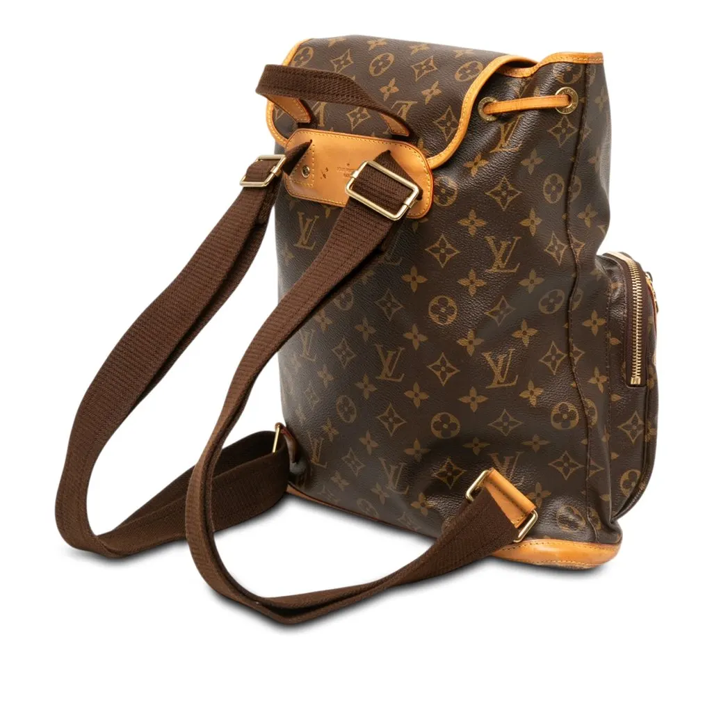 Louis Vuitton Monogram Sac a Dos Bosphore Brown Canvas Good - Back View
