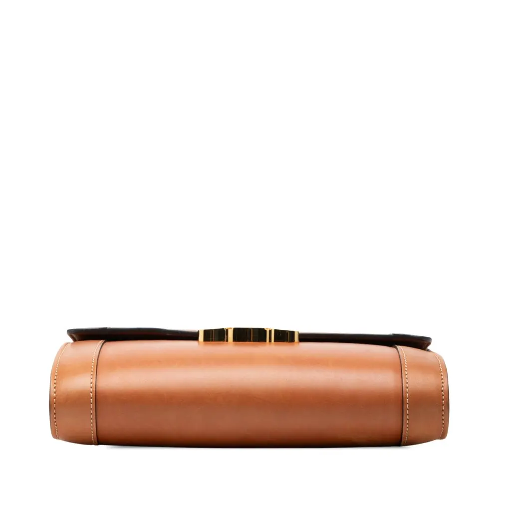 Celine Calfskin Triomphe Crossbody Brown Leather Very good - Inside View