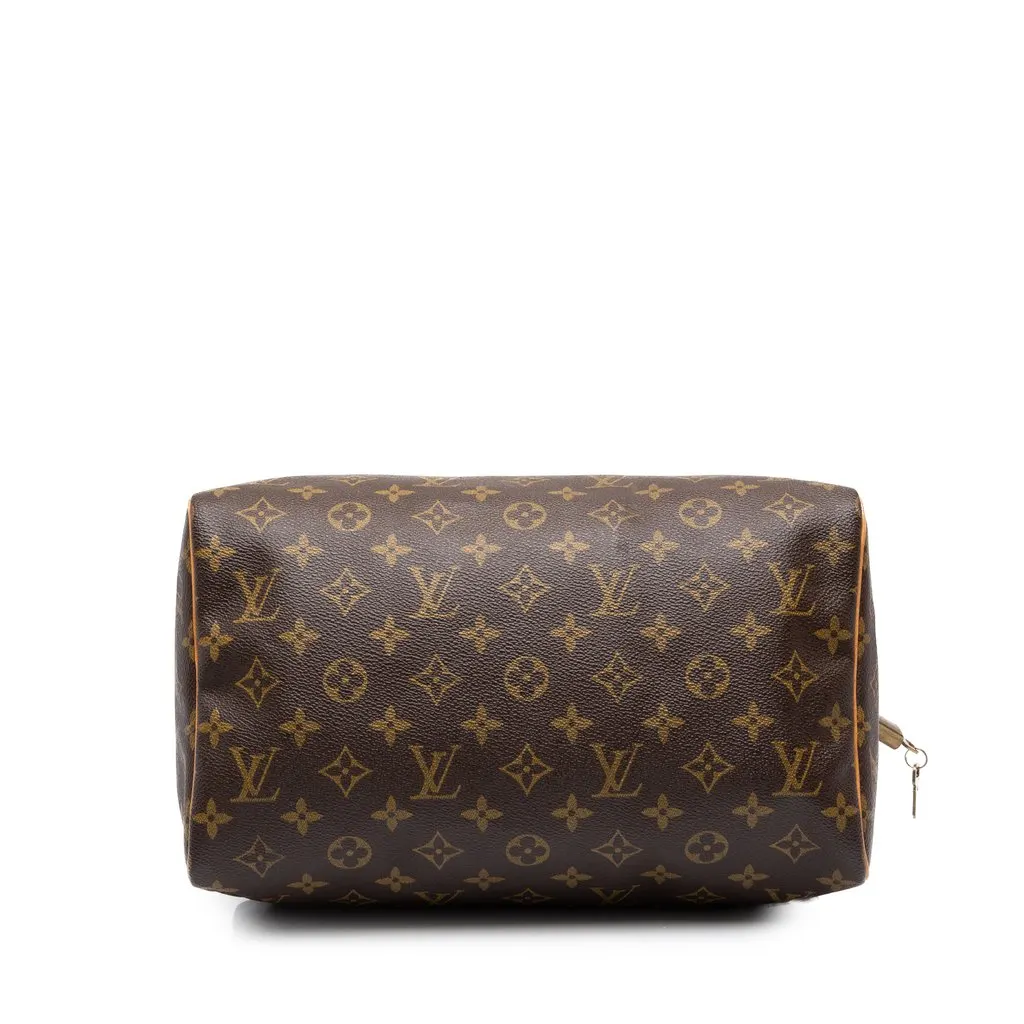 Louis Vuitton Monogram Speedy 30 Brown Canvas Good - Inside View