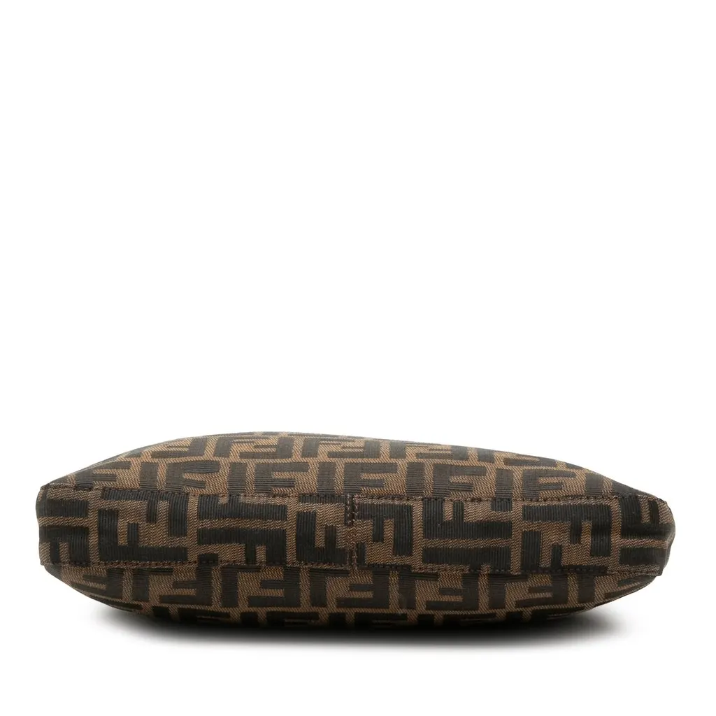 Fendi Zucca Canvas Shoulder Bag Brown Very good - Inside View