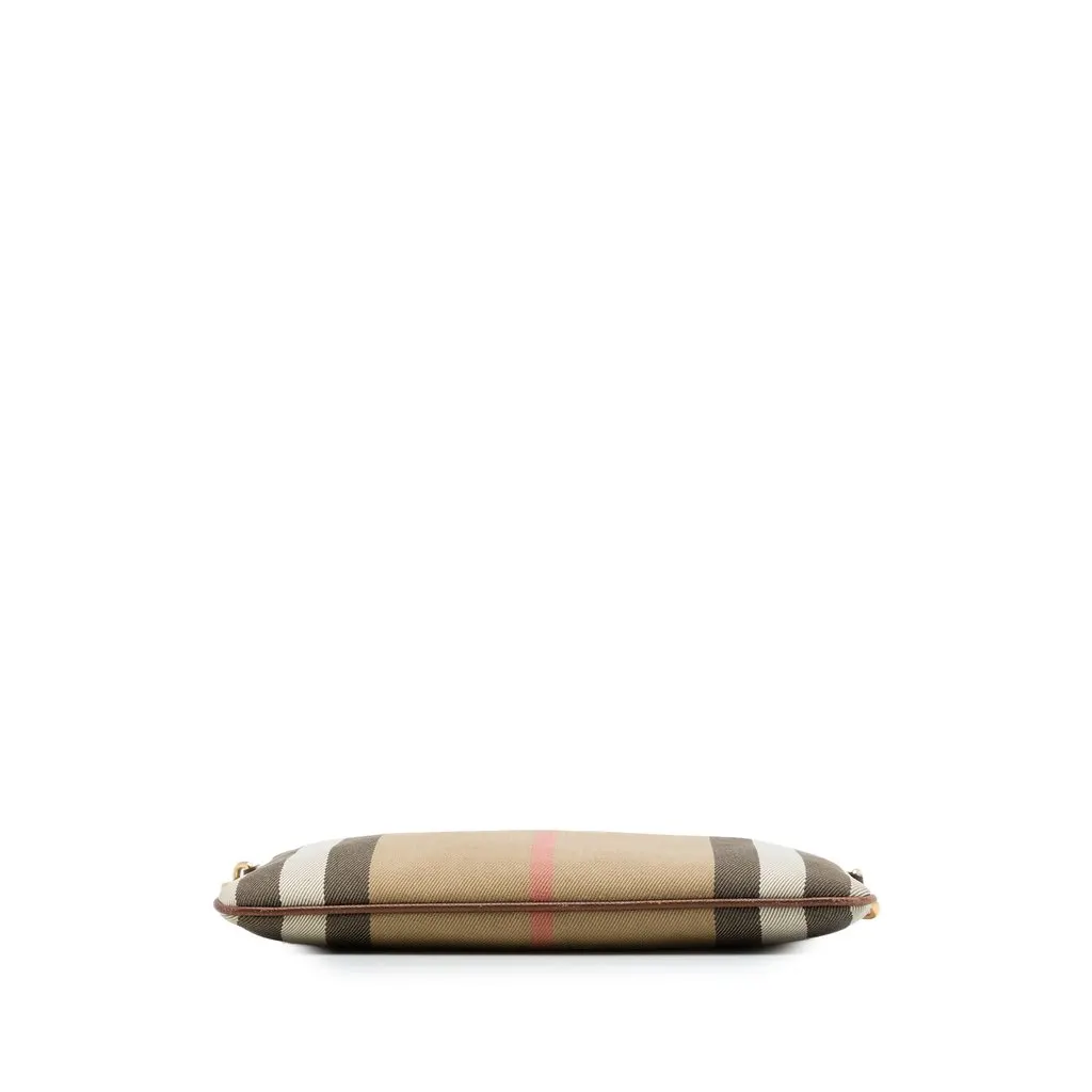 Burberry House Check Canvas Derby Peyton Crossbody Brown Canvas Very good - Inside View