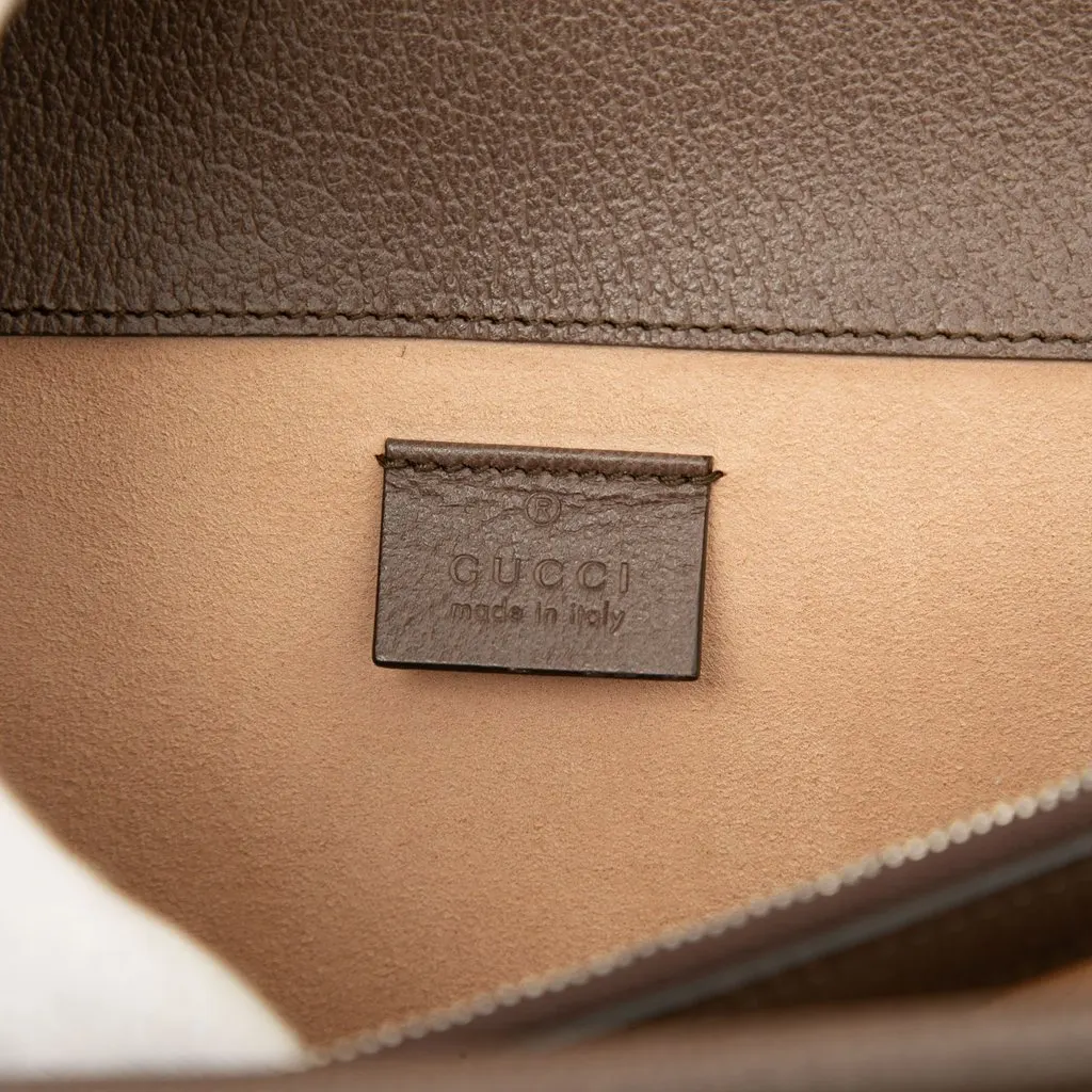 Gucci GG Supreme Dionysus Top Handle Bag Beige Canvas Good - Box View