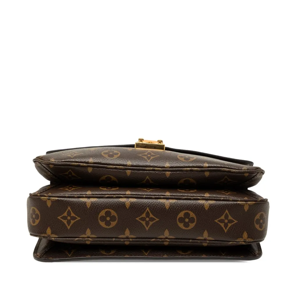 Louis Vuitton Monogram Pochette Metis Brown Good - Inside View