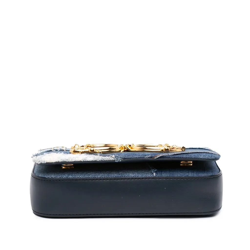 Dolce & Gabbana Denim DG Girls Crossbody Blue Very good - Inside View