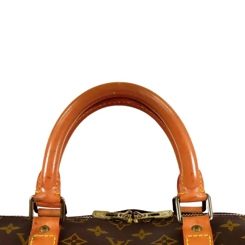 Louis Vuitton Monogram Keepall 55 Brown Very good - Model View
