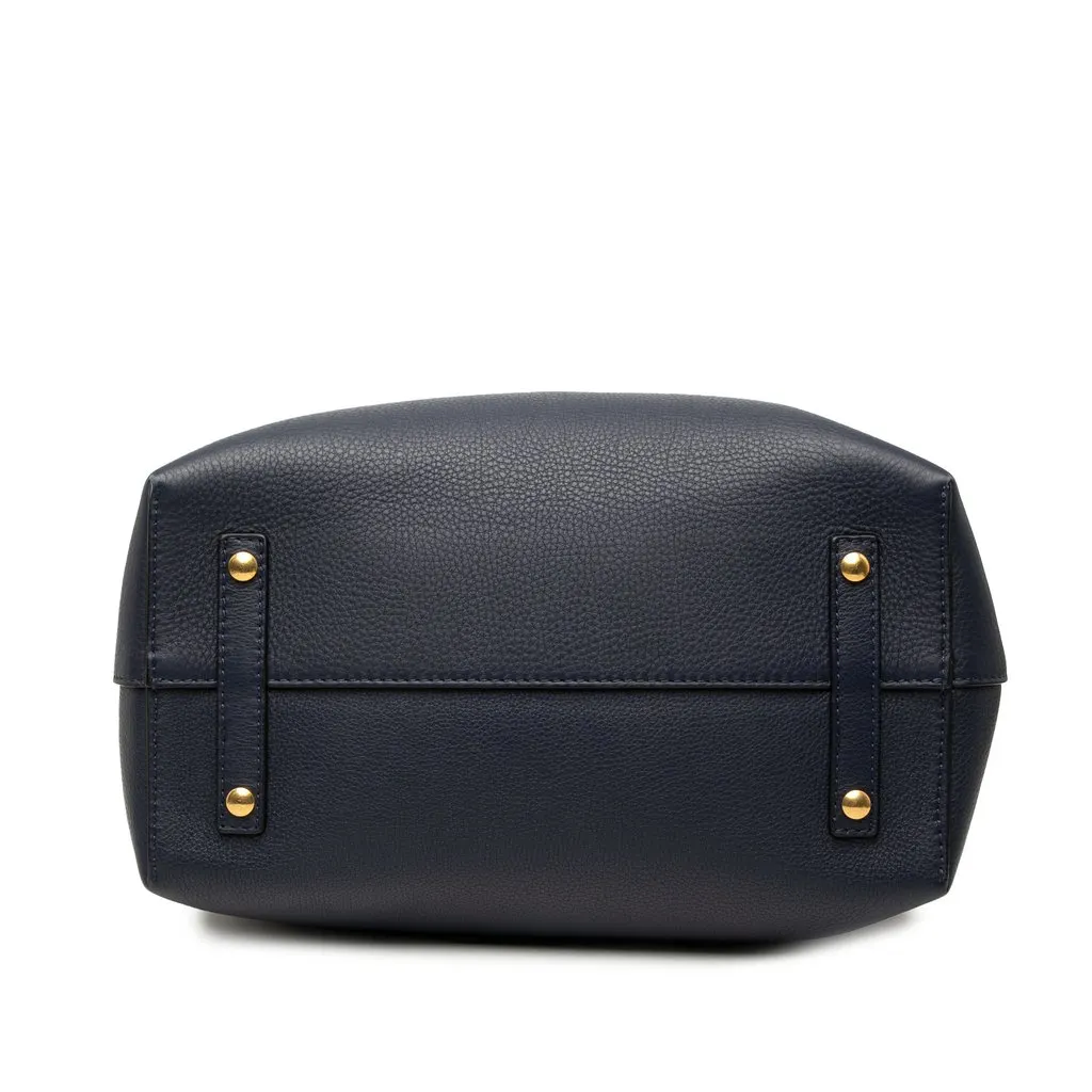 Burberry Medium Bicolor Leather Marais Belt Bag Blue Leather Very good - Inside View