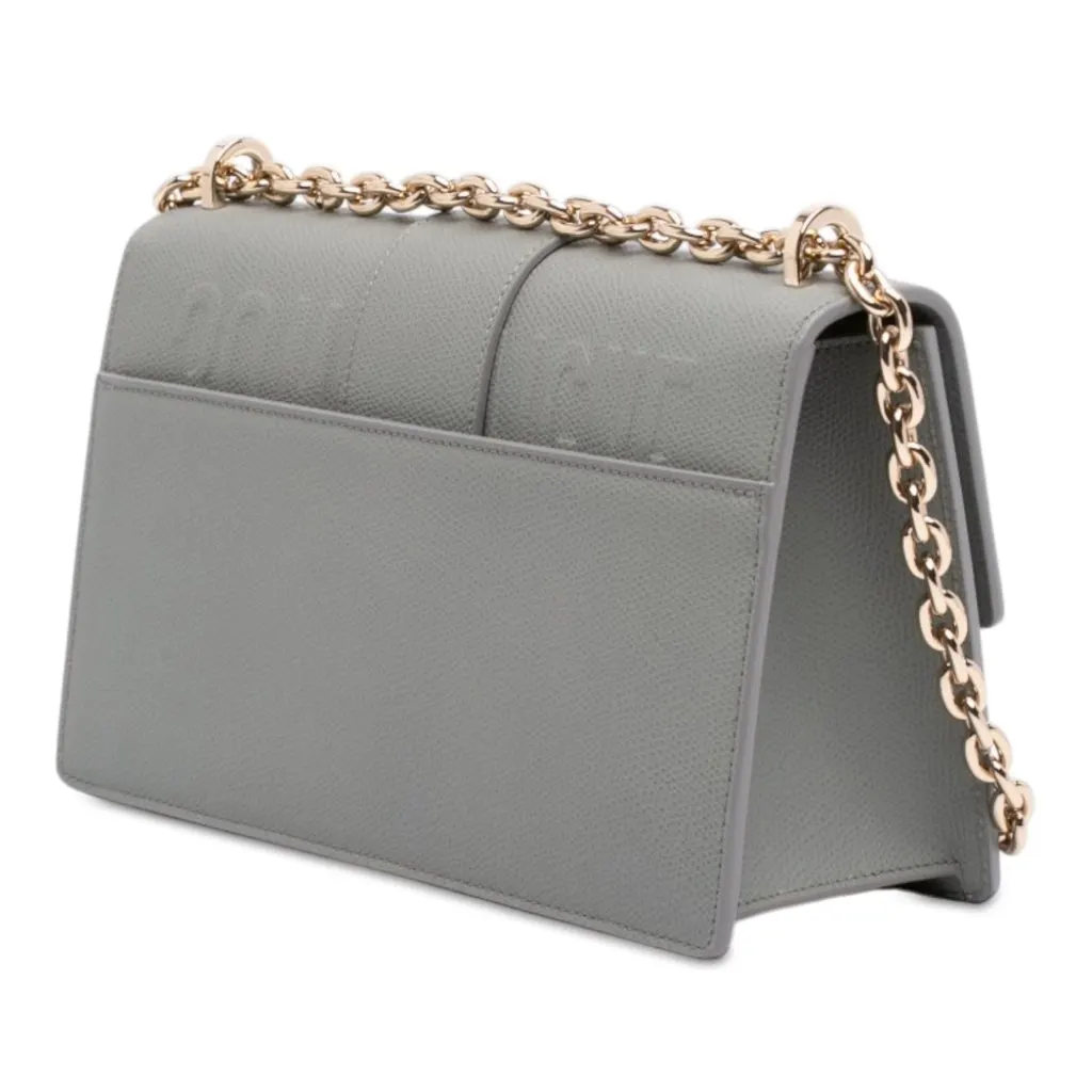 Dior Grained Calfskin 30 Montaigne Chain Flap MultiColor Leather Very good - Back View