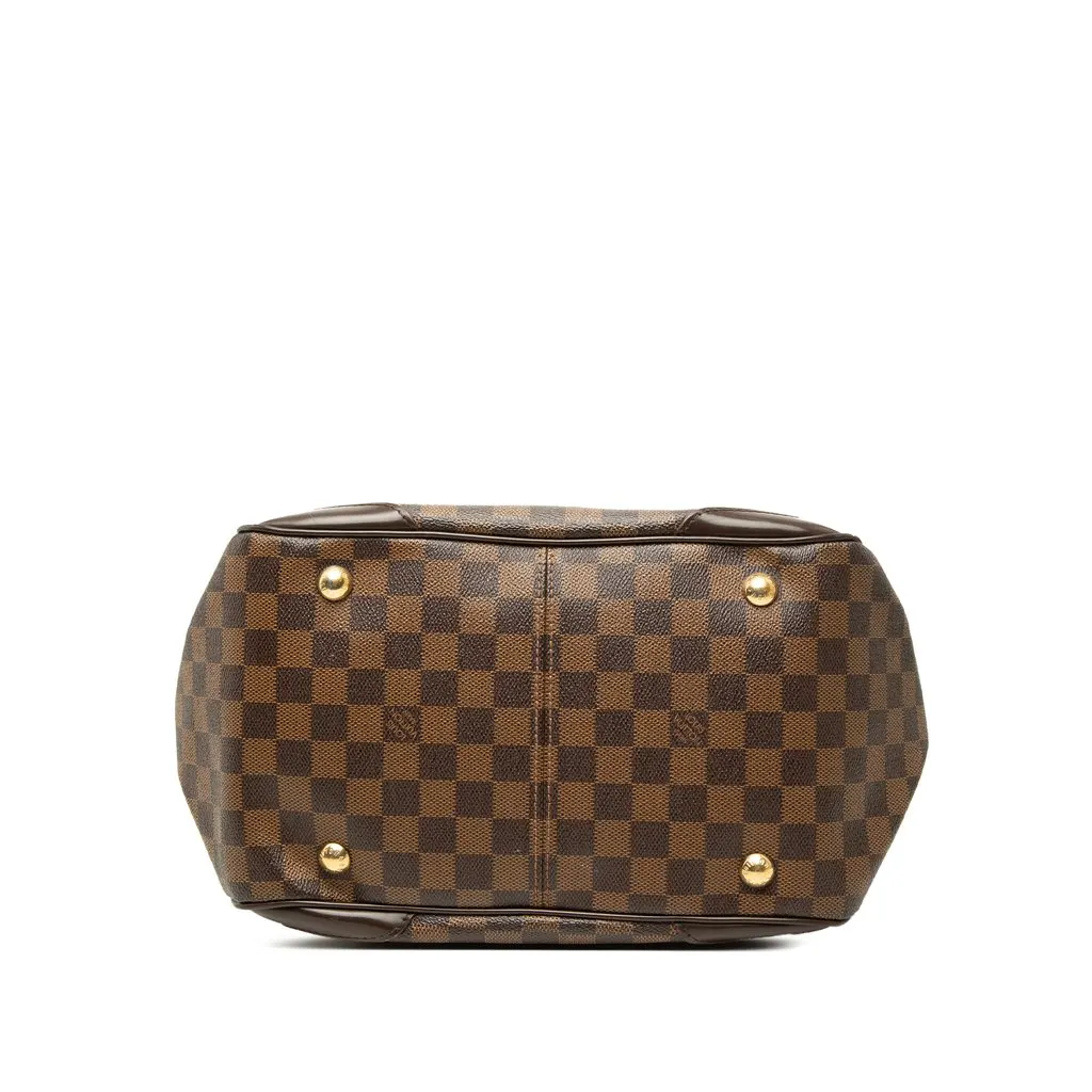 Louis Vuitton Damier Ebene Verona MM Brown Canvas Good - Inside View