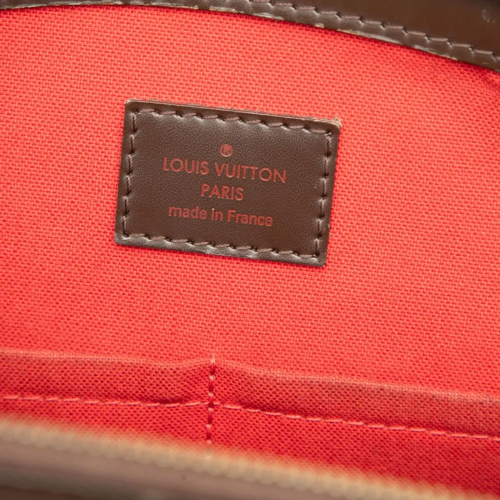 Louis Vuitton Damier Ebene Verona MM Brown Canvas Good - Box View