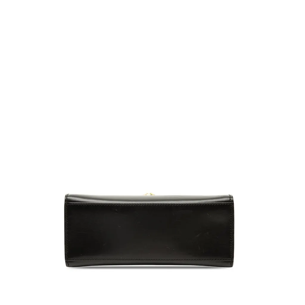 Celine Leather Top Handle Bag Black Leather Very good - Inside View
